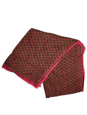 Marc by Marc Jacobs Bold Green and Pink Scarf